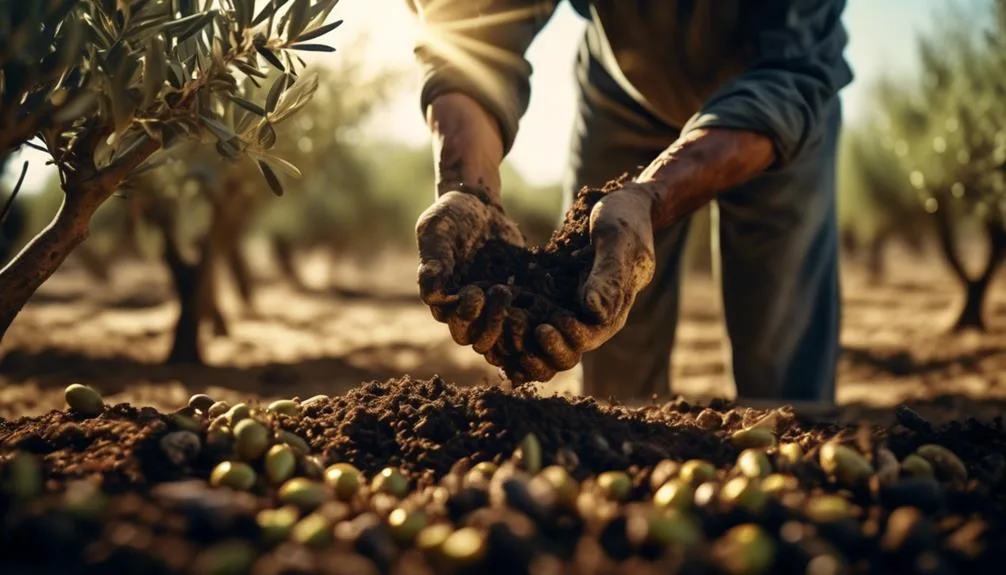 enhancing soil quality for olive trees