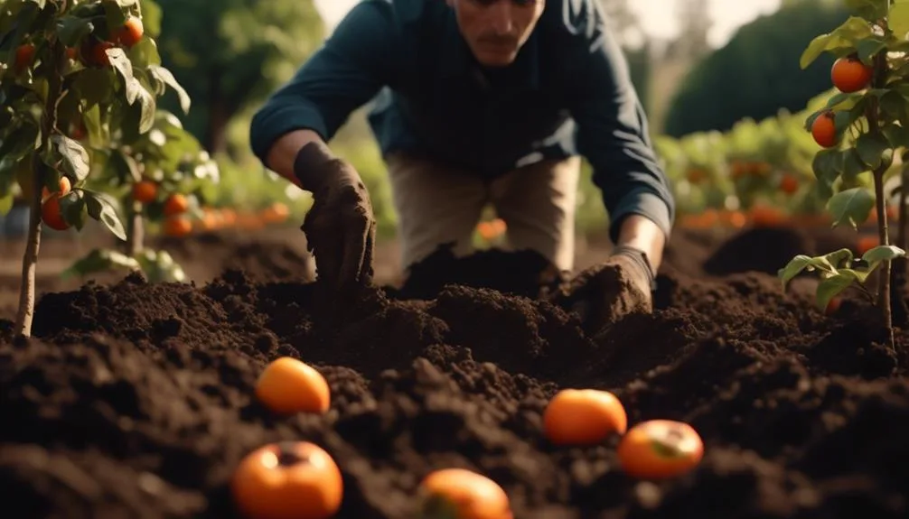 enhancing soil quality for persimmons