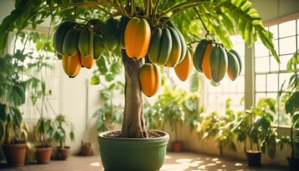 growing papaya trees indoors