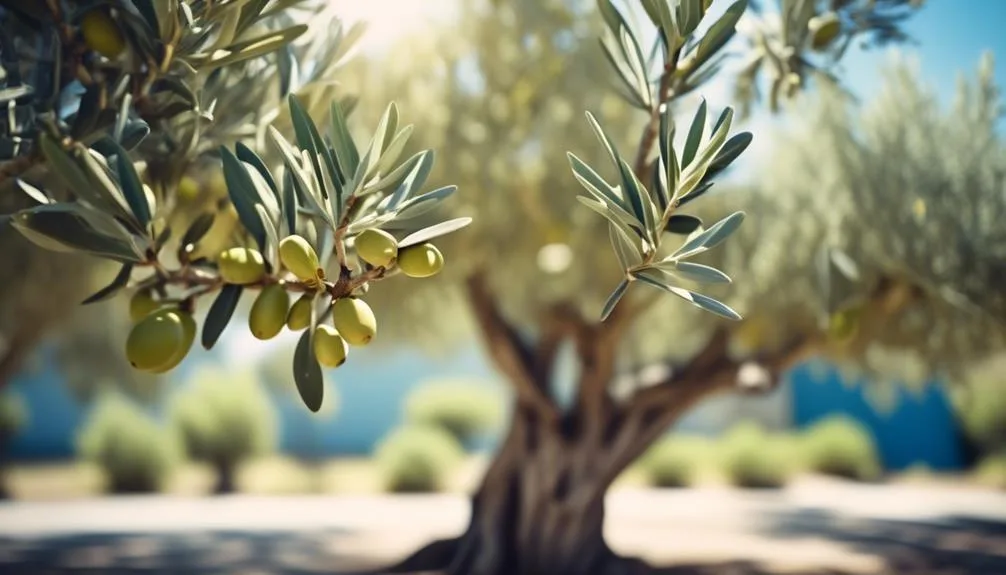 growth rate of olive trees