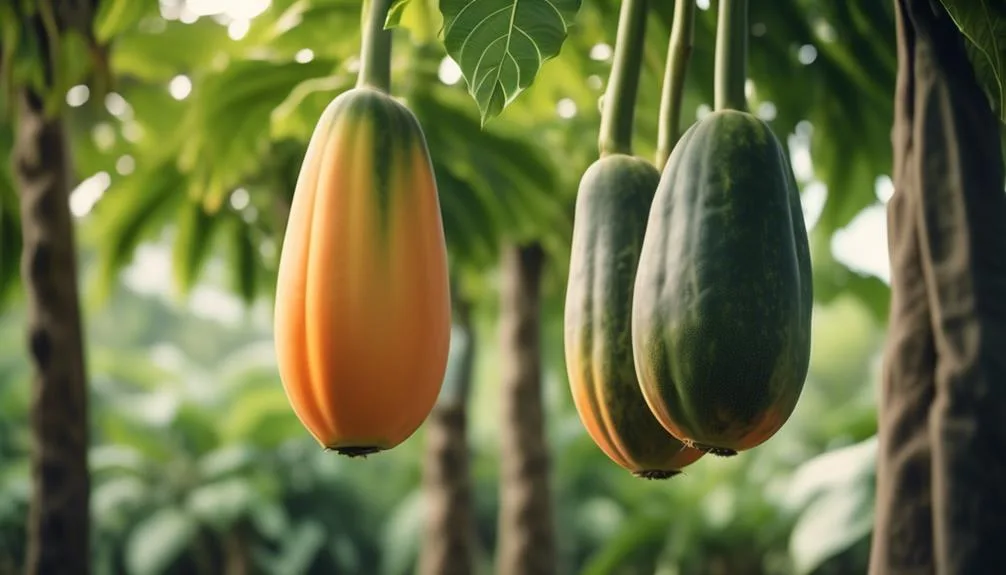 identifying papaya tree varieties