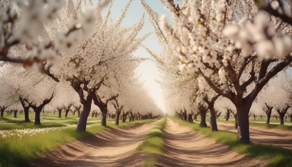 largest almond orchards location