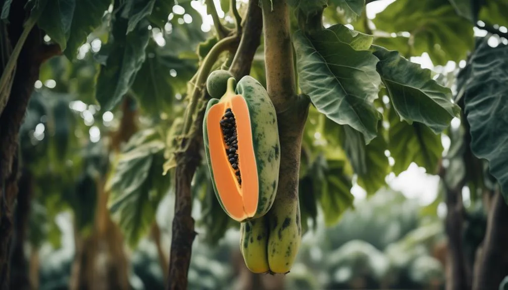 managing diseases in papaya trees