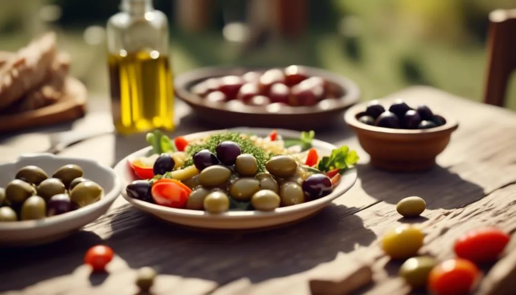olive trees and mediterranean diet