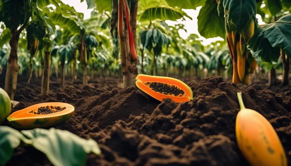 optimal fertilizers for papayas