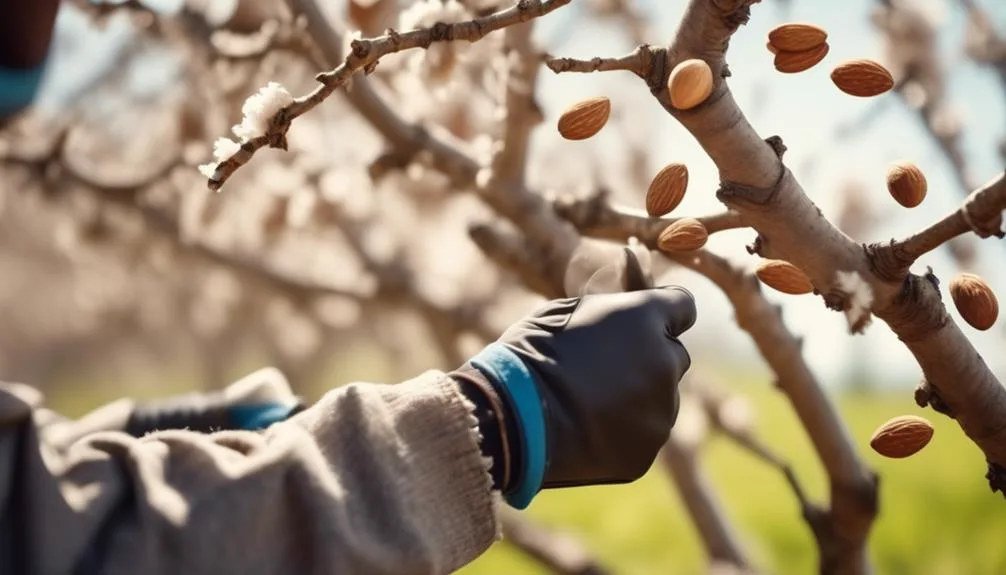 optimal methods for almond harvesting