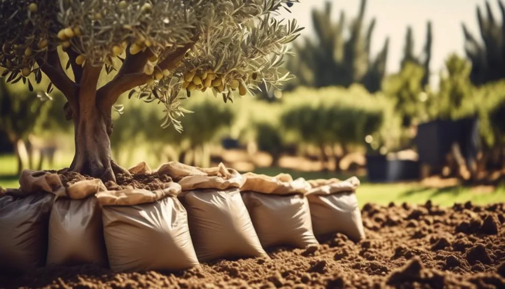 optimal organic fertilizers for olive trees