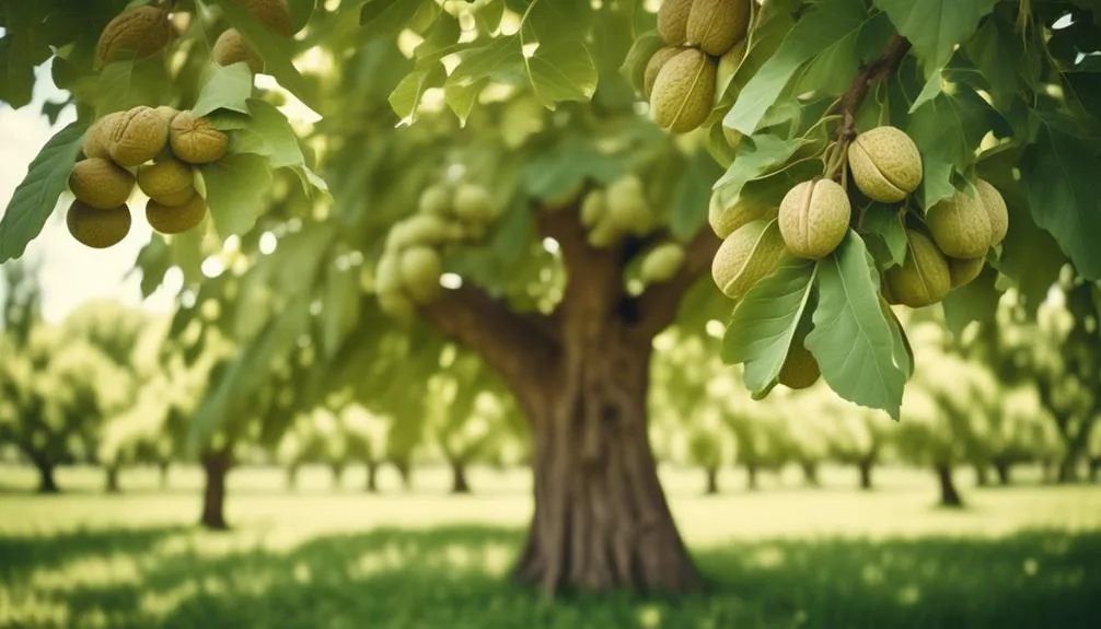 promoting fruit production in walnuts