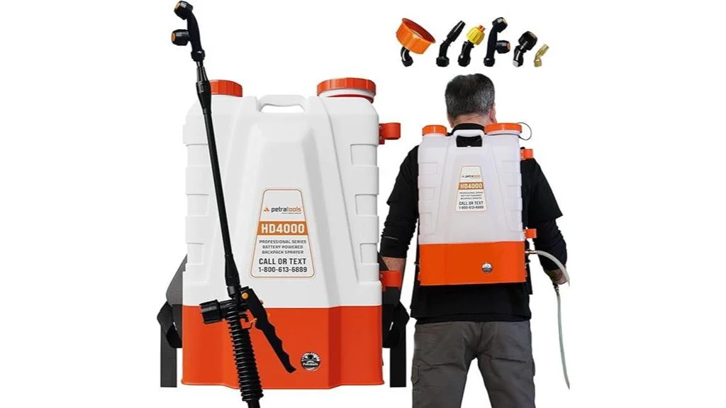 battery powered backpack sprayer