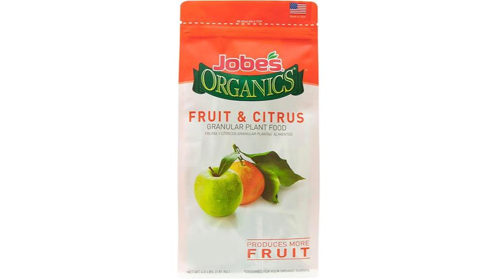 organic granular fertilizer citrus