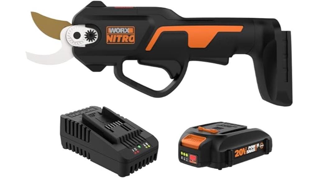 worx 20v pruning shear