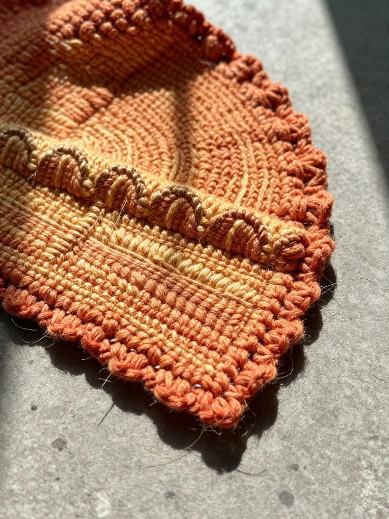 Scalloped Gradient Coasters