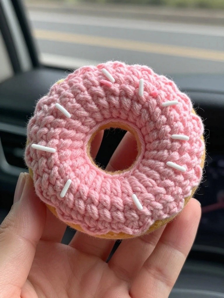 Crochet Donut Plush
