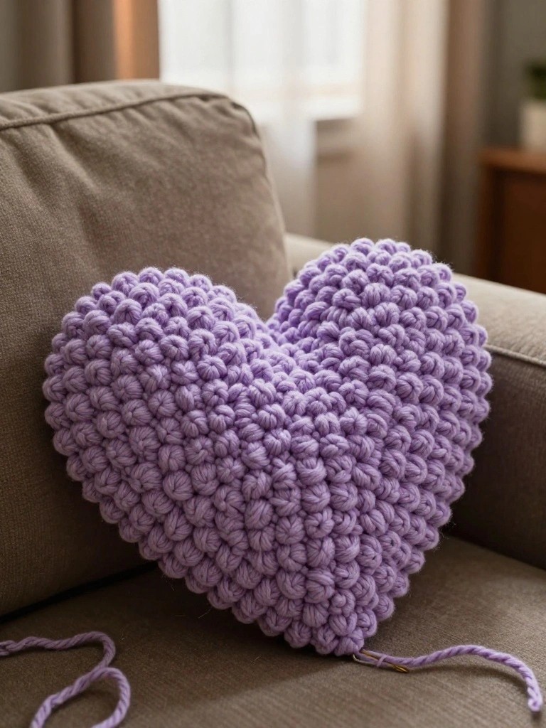Chunky Heart Pillow