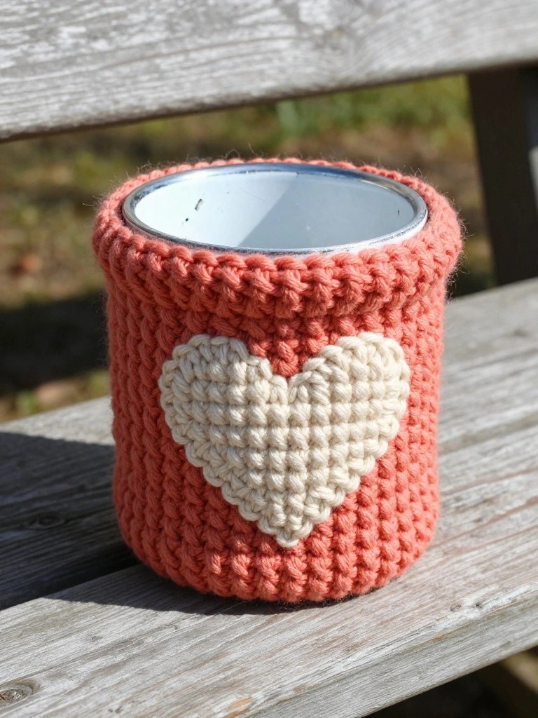 Crochet Cozy for Small Tins or Jars
