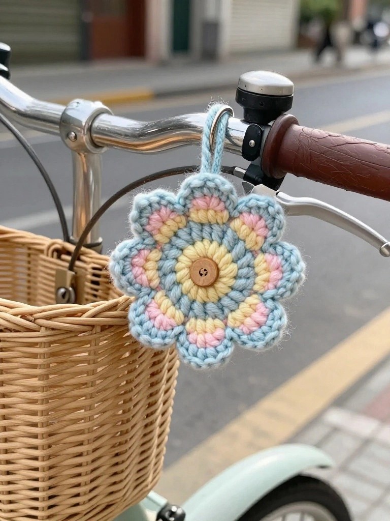 Layered Flower Hanging Charm