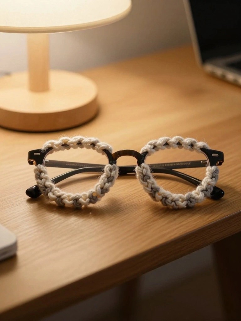 Crocheted Covers for Eyeglass Frames