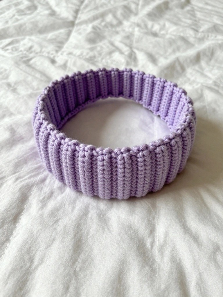 Ribbed Crochet Headband