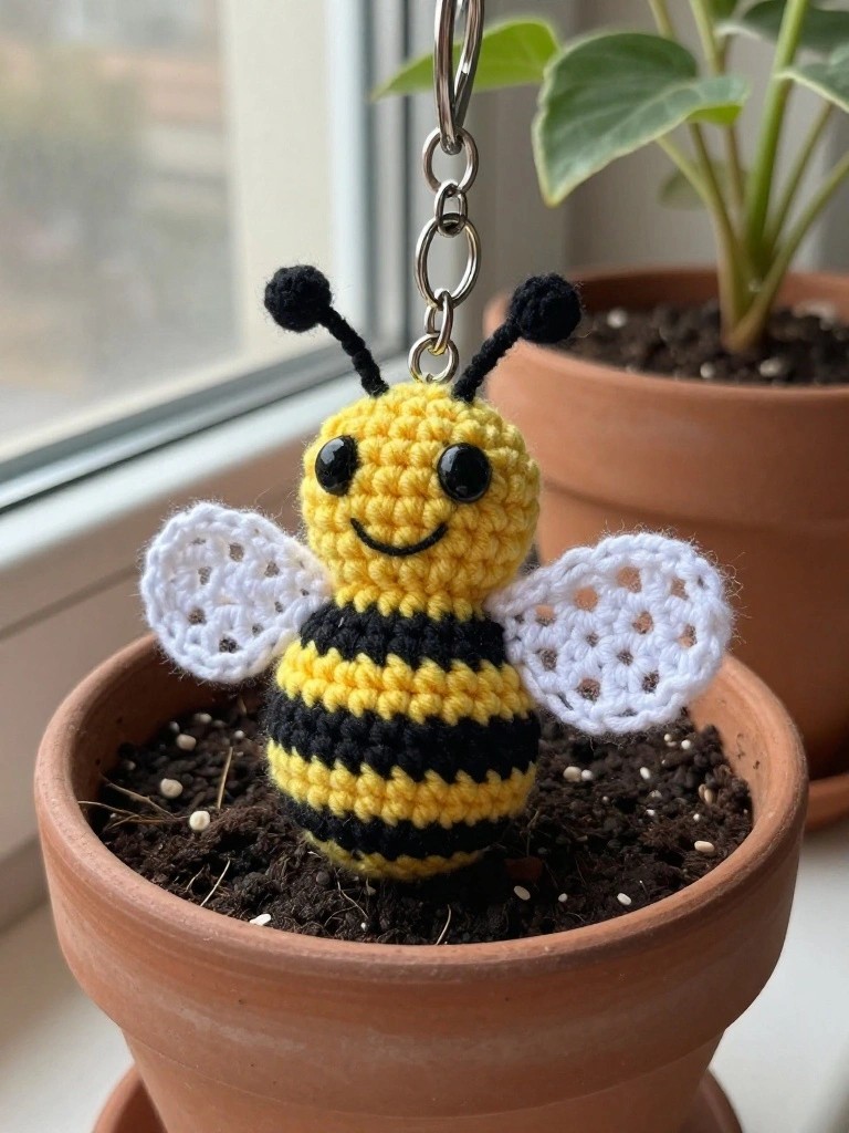 Bumblebee Keychain