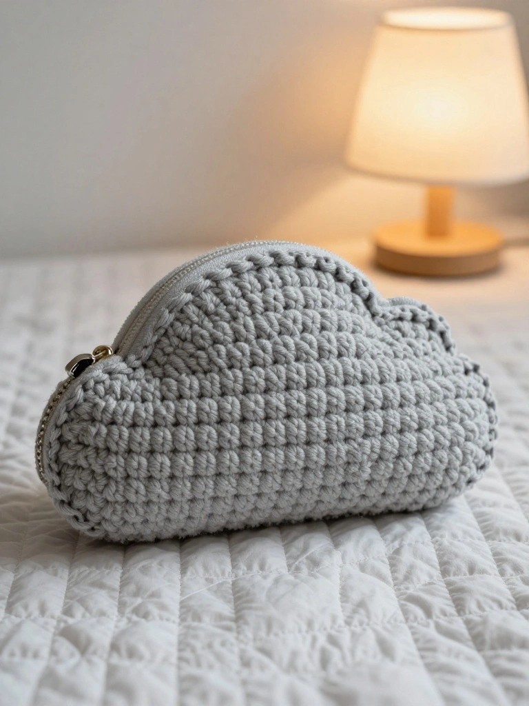 Cloud Shaped Zipper Pouch