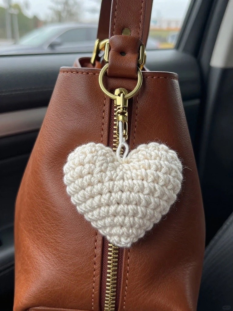 Heart Bag Charm