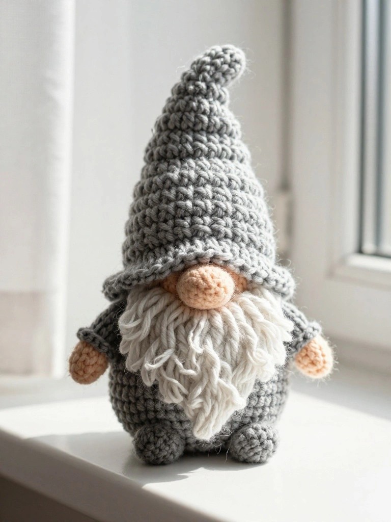 Crochet Gnome Figurine