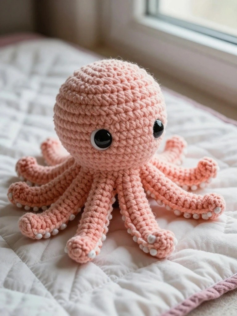 Crochet Octopus Plush Toy