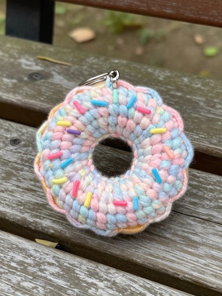 Donut Keychain