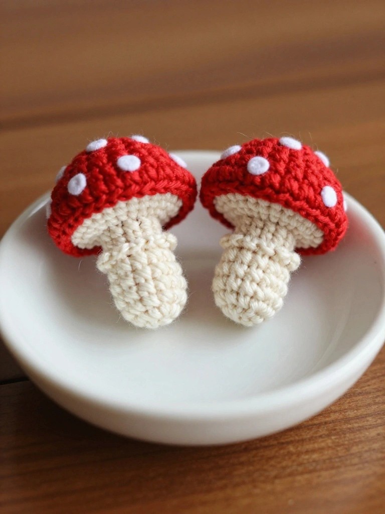 Mini Mushroom Amigurumi