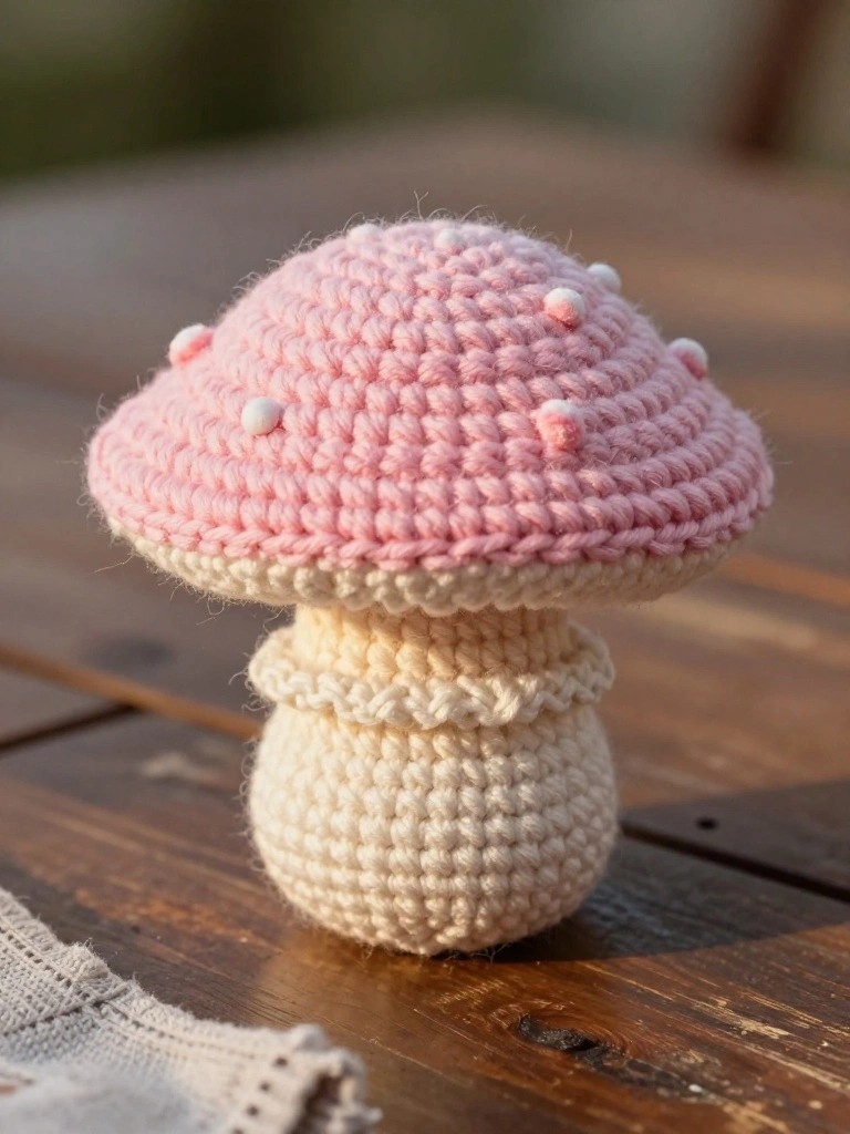 Mini Mushroom Amigurumi
