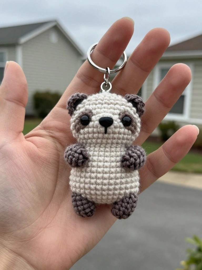 Mini Sloth Keychain