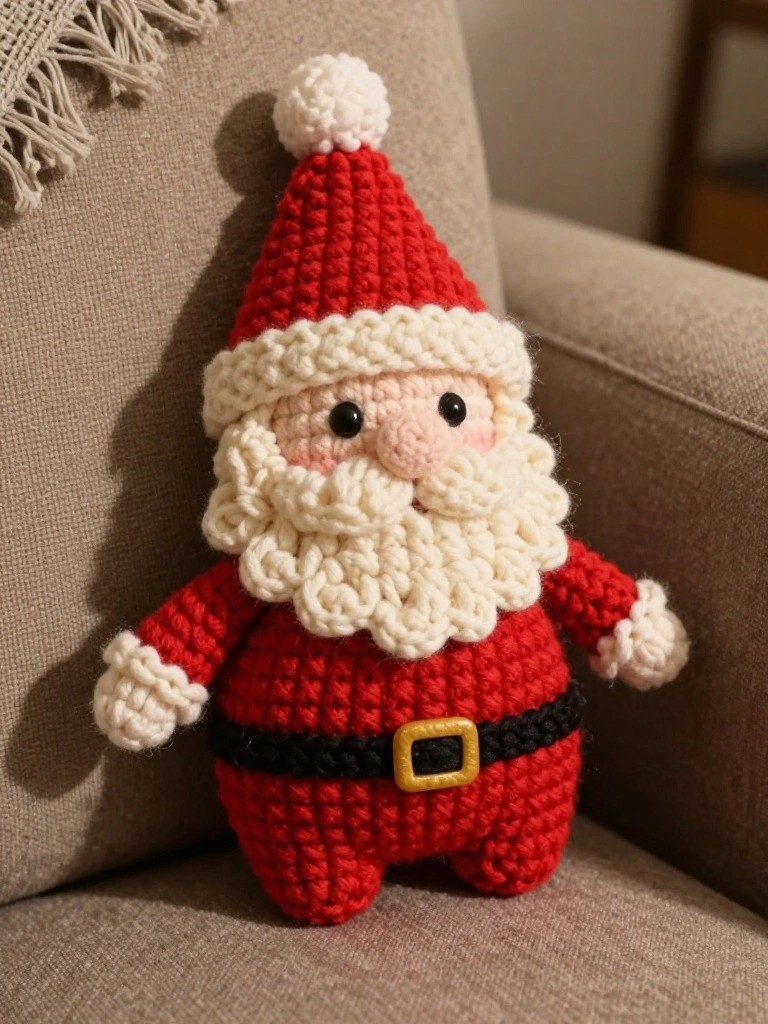 Mini Amigurumi Santa Claus