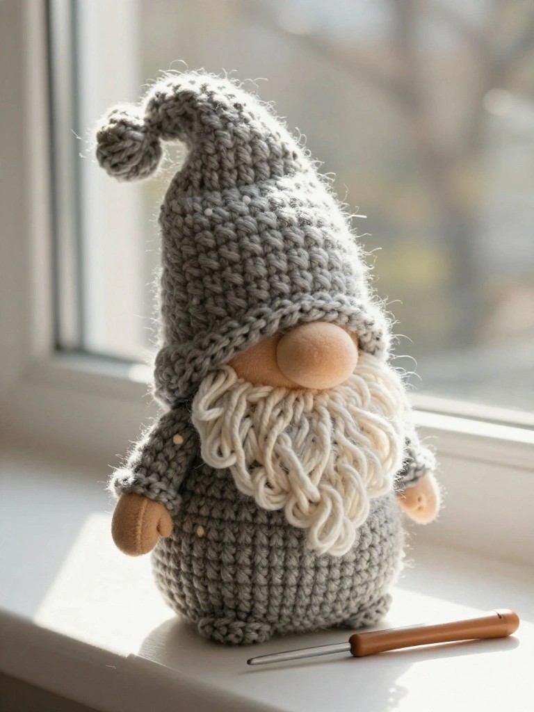 Mini Crochet Gnome