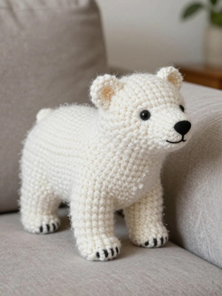 Mini Polar Bear Amigurumi