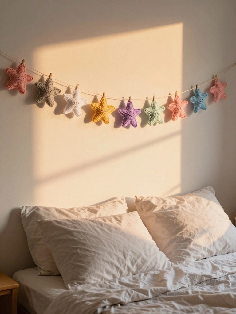 Mini Star Garland for Holiday Walls