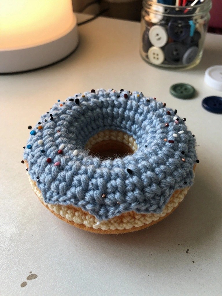 Crochet Donut Plush