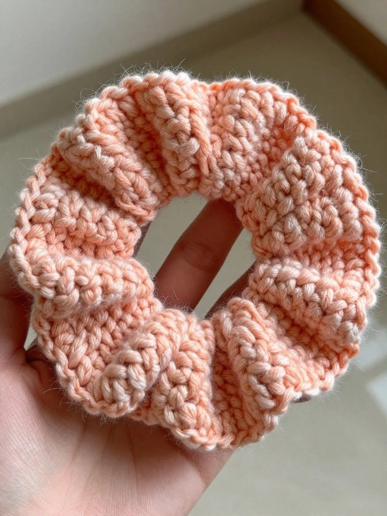Crochet Hair Scrunchie