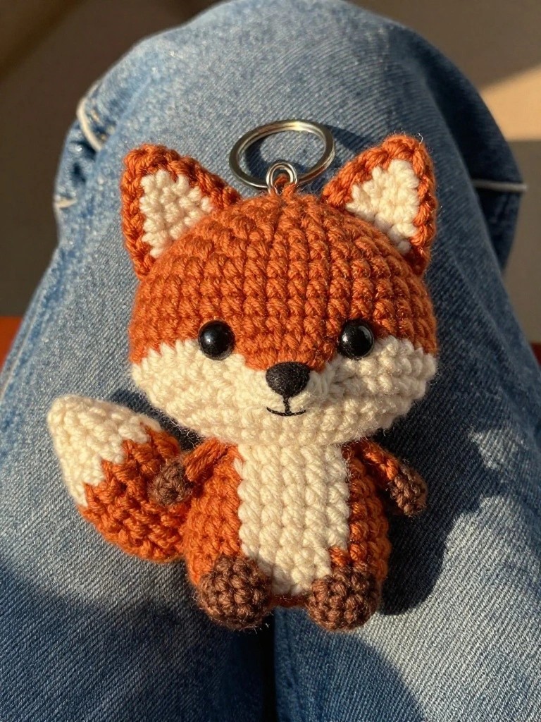 Mini Fox Keychain