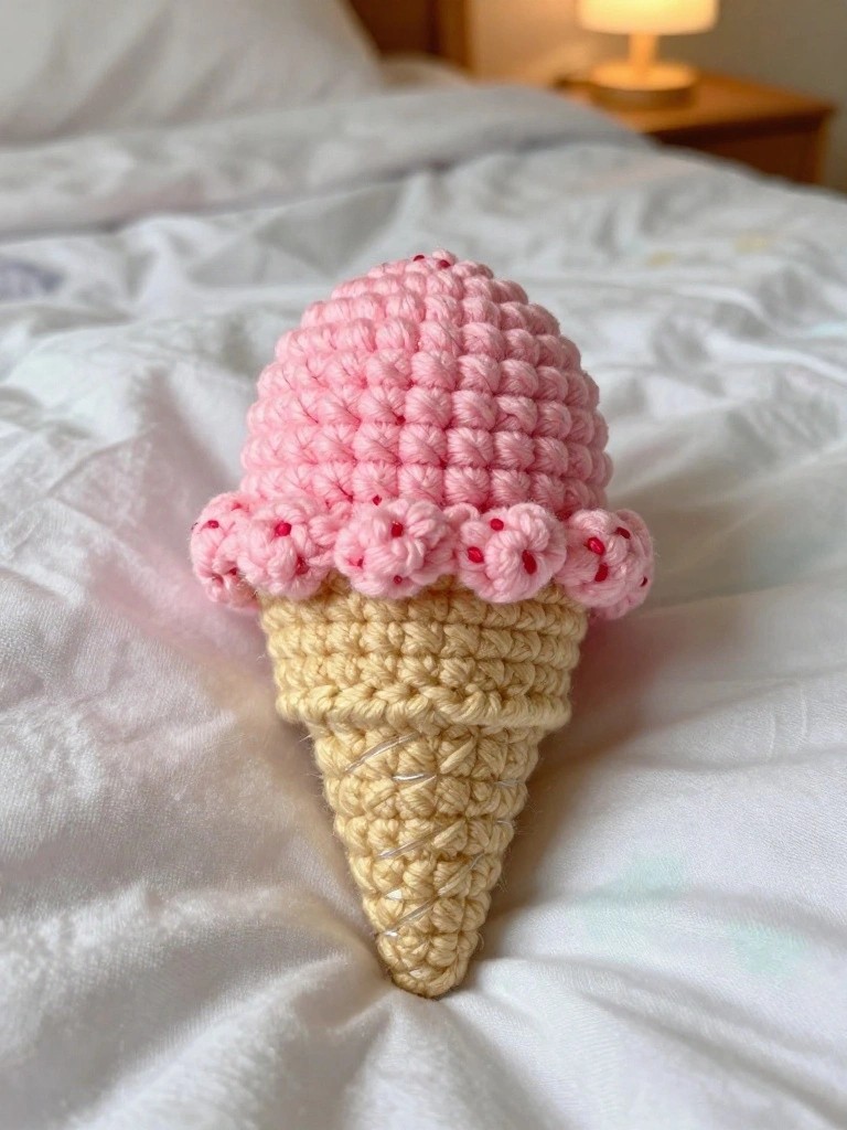 Mini Ice Cream Cone Plush