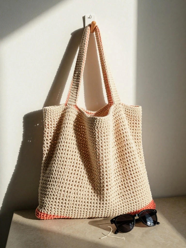 Open Stitch Market Tote