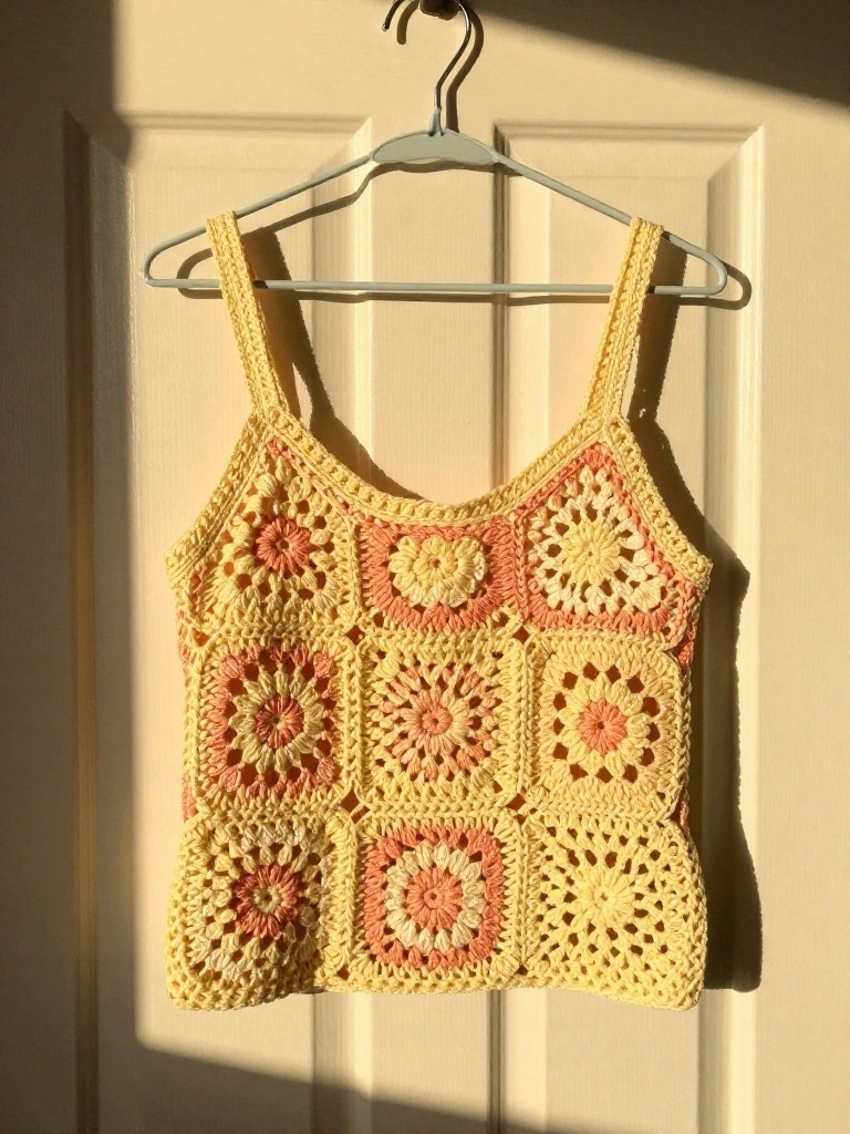 Granny Square Tank Top