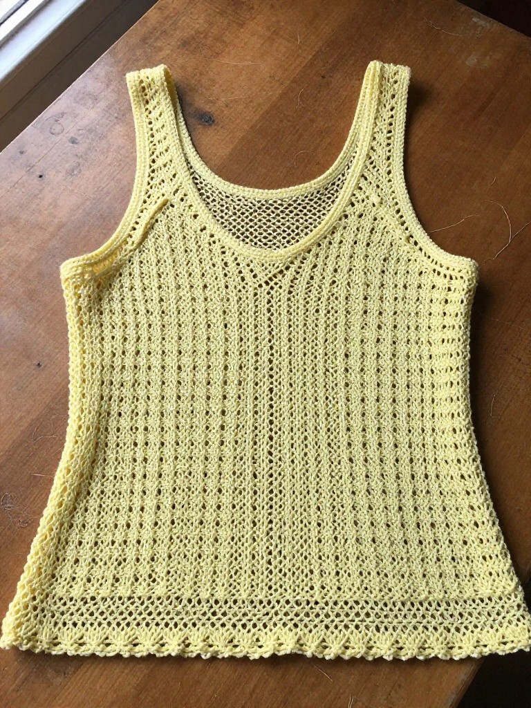 Open Lace Tank Top