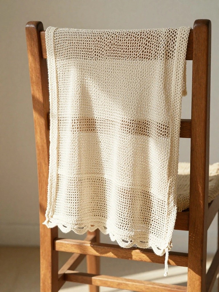 Rectangular Mesh Summer Top