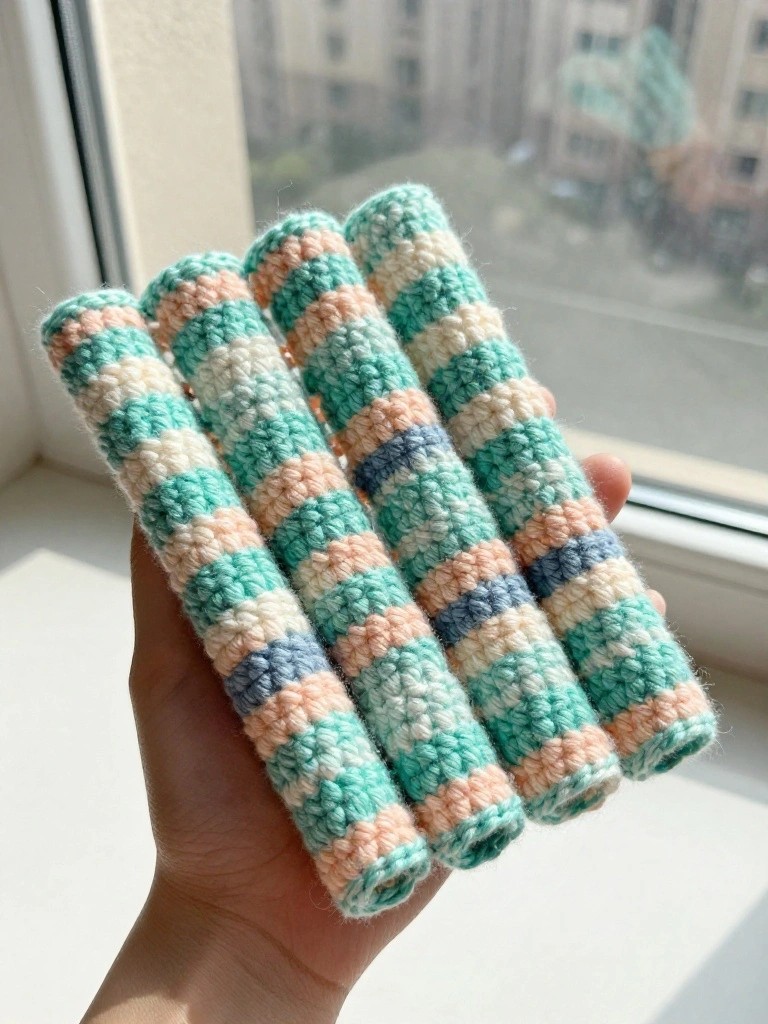 Striped Tube Sleeves for Tank Tops