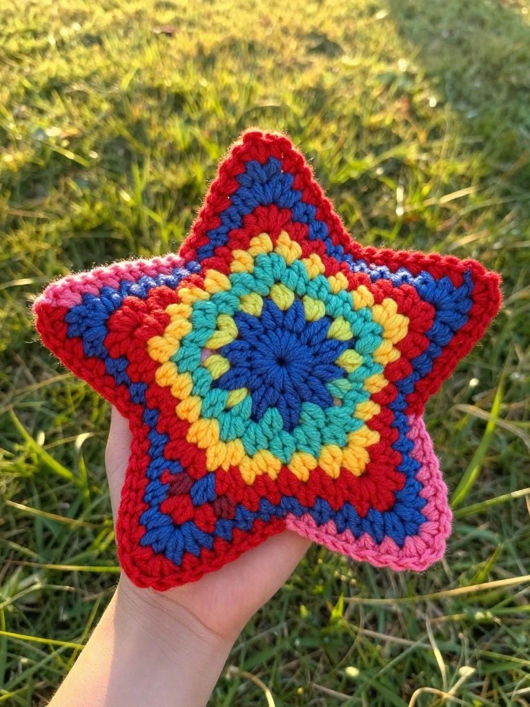 Star Motif Crochet Blankets