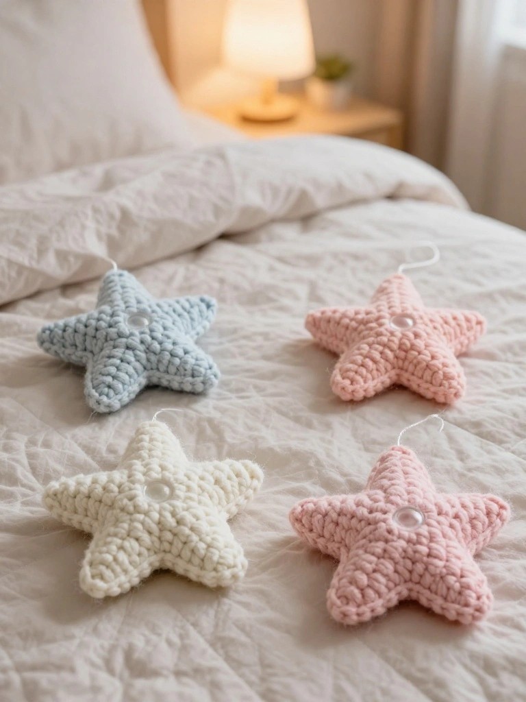 Crocheted Star Ornaments