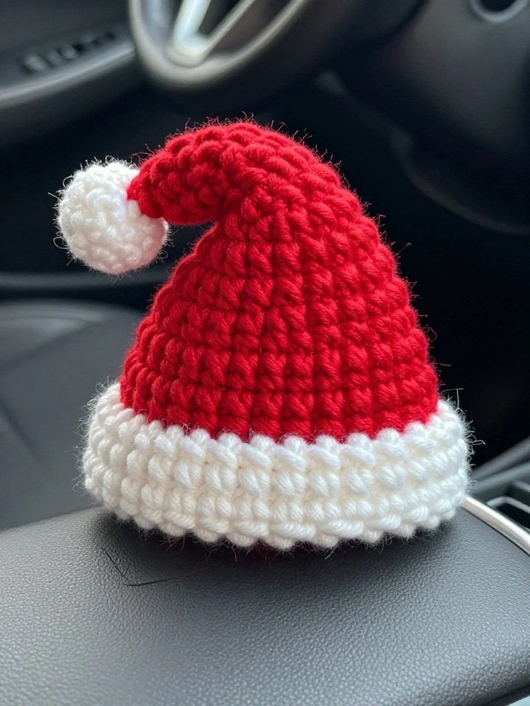 Mini Santa Hat Ornaments