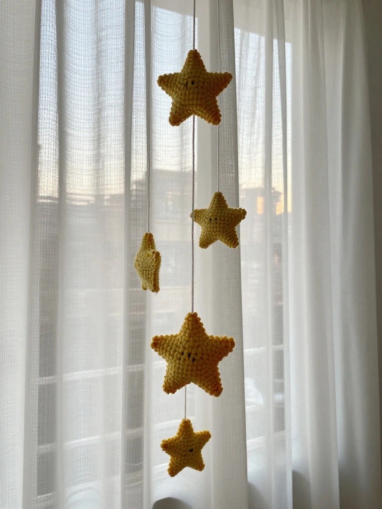 Crochet Star Garland