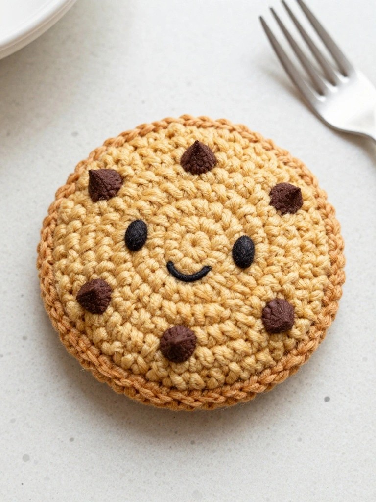 Chocolate Chip Cookie Coasters