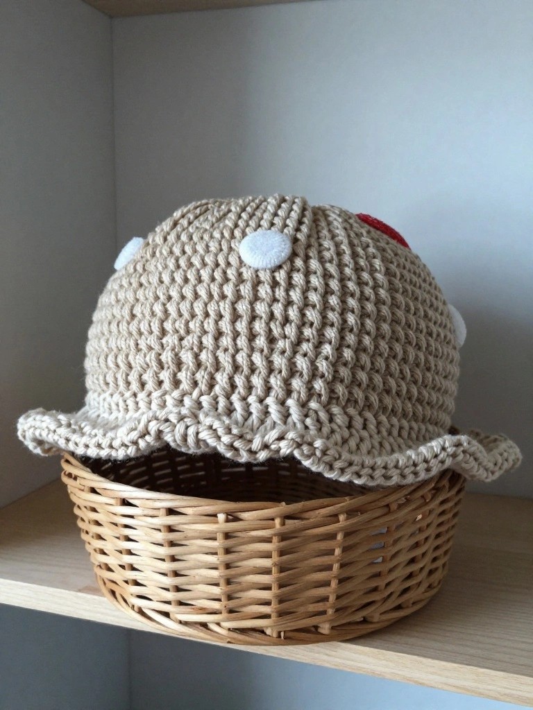 Beginner Crochet Bucket Hat with Simple Accents